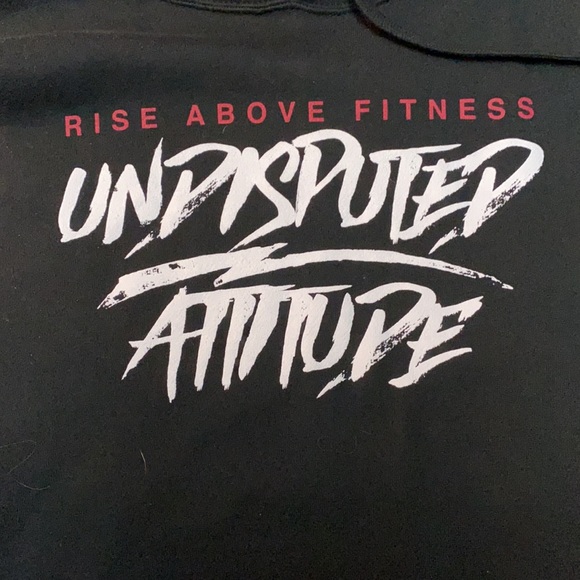Rise Above Fitness sleeveless hoodie - Picture 2 of 5